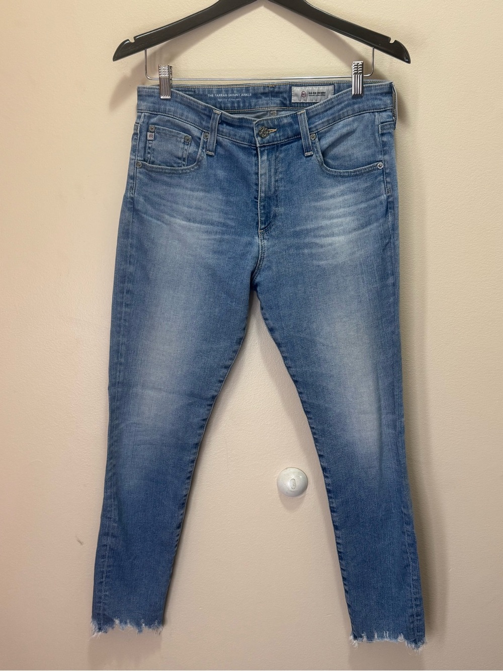 AG Adriano Goldschmied "The Farrah Skinny Ankle" jeans